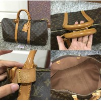 LOUİS VUİTTON DAMİER CANVAS TRAVEL BAGS VALİZ 60*30 CM