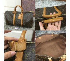 LOUİS VUİTTON DAMİER CANVAS TRAVEL BAGS VALİZ 60*30 CM