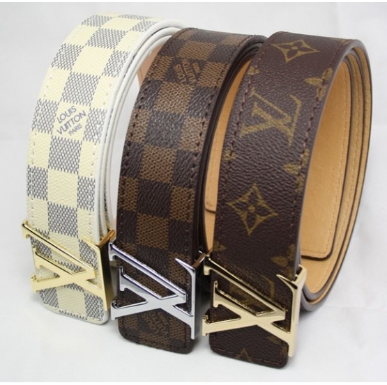 LOUİS VUİTTON DAMIER  HAKİKİ VEJİTAL DERİ KEMER