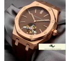 HK1165 AUDEMARS PİGUET ROYAL OAK TURBÜLON KAHVERENGİ